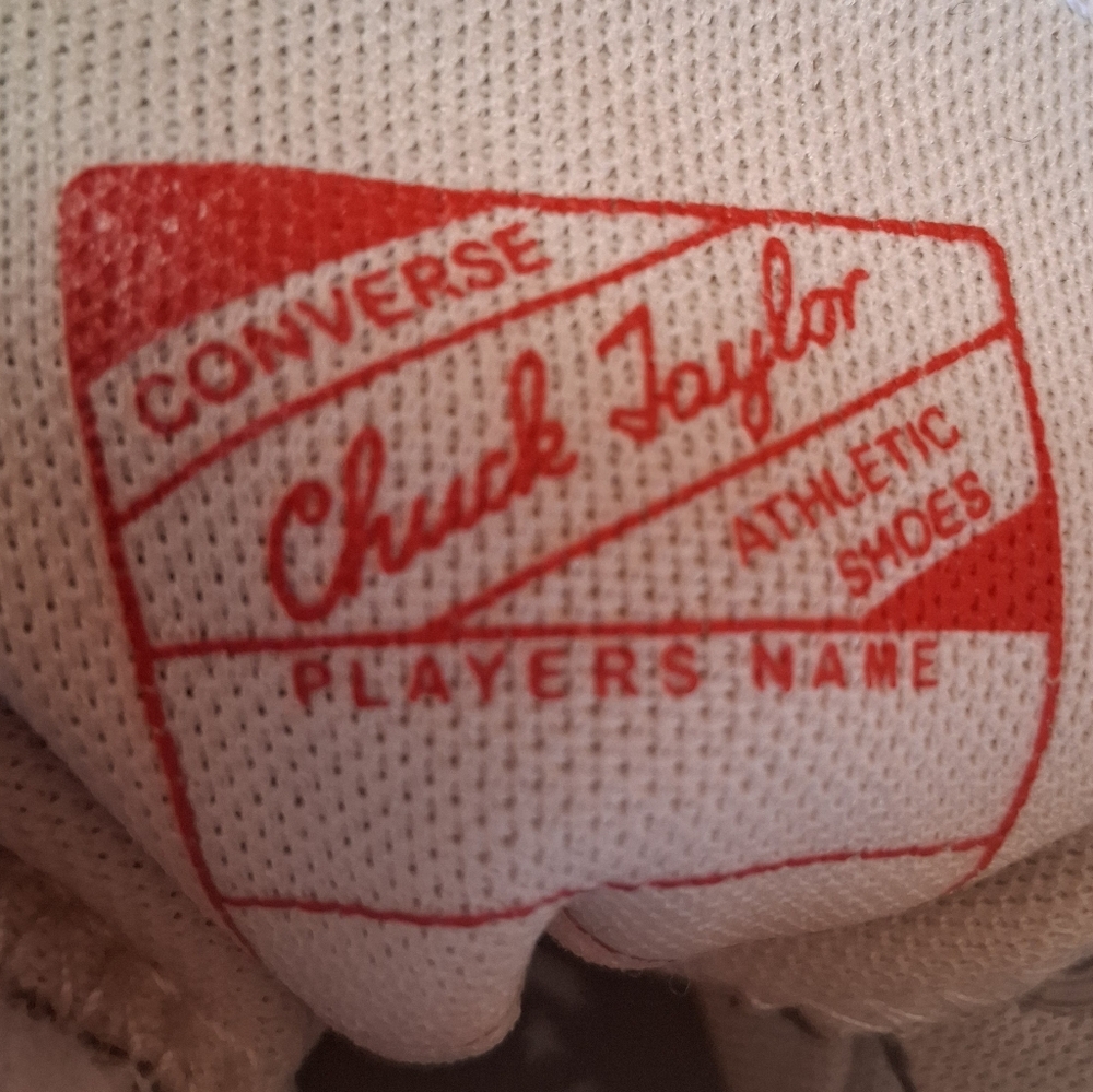 Converse, AllStar, Chuck Taylor High Top Shoes Sz 9.5 W Or 8 M, Like New, Worn - Picture 4 of 8